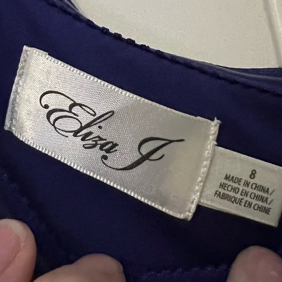 NWT Eliza J One Shoulder Ruffle Dress - Picture 6 of 9